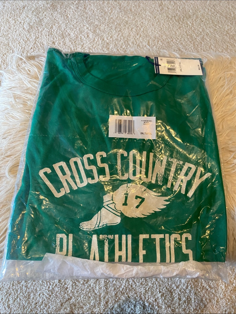 Ralph Lauren Green 'Cross Country' Graphic Tee